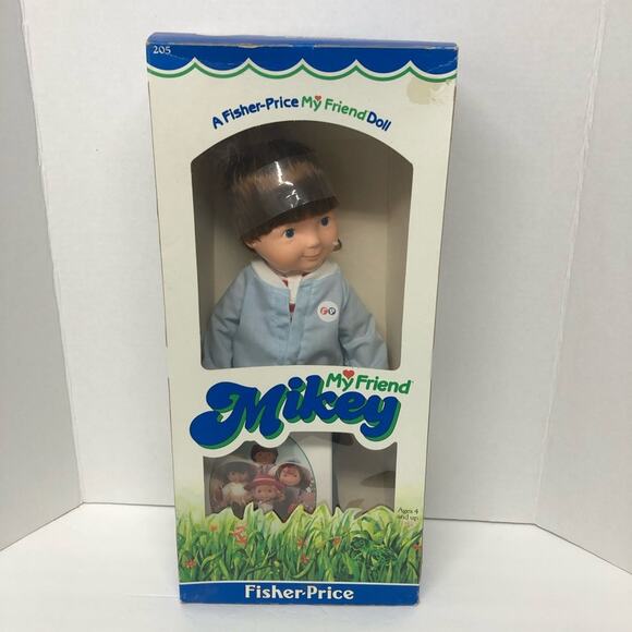 Vintage 1982 Fisher-Price My Friend Mikey Doll in Box - Picture 1 of 7